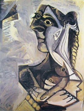 Pablo Picasso Painting - mujer sentada 1 1971 Pablo Picasso